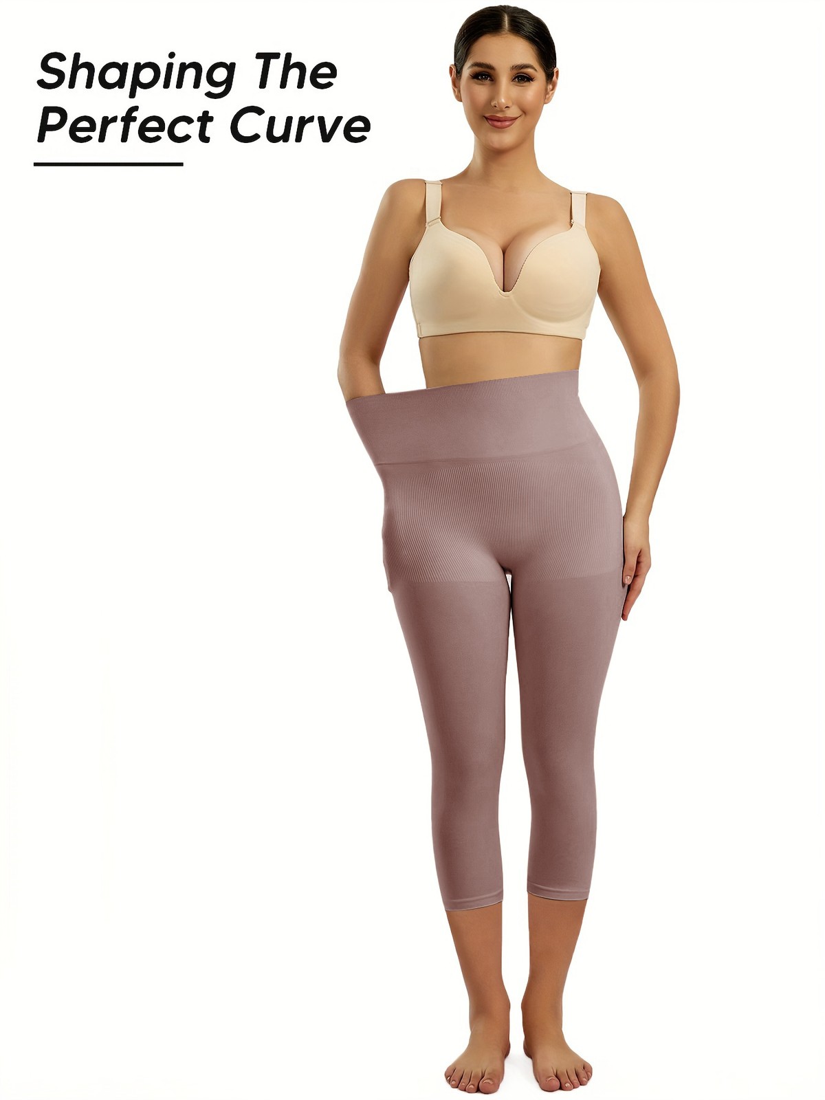 Women Anti Cellulite Compression Capris Thigh Slimmer Slimming Body Shaper