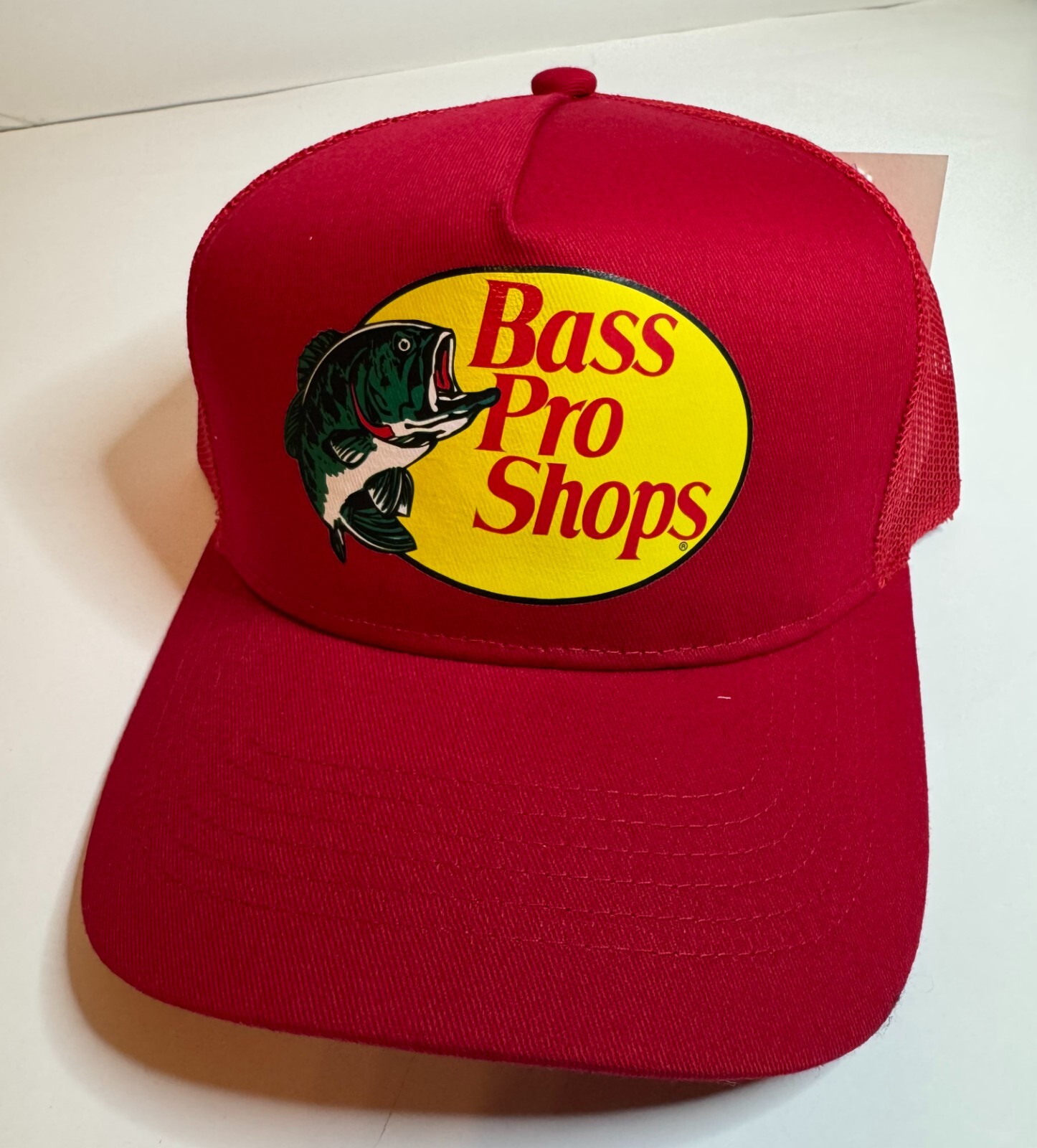 Bass Pro Shops Mesh Hat Cap Adjustable Snapback Trucker Fishing Baseball Outdoor