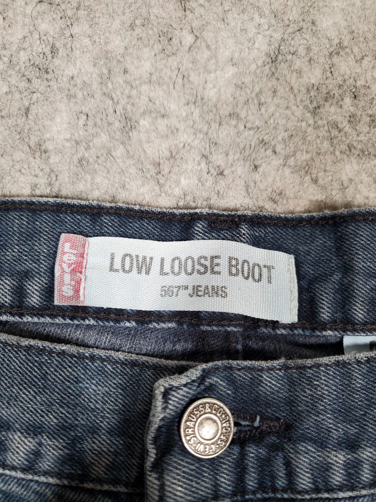Levi’s 567 Low Loose Boot Mens Size 38×32* Baggy Y2K Skater Distressed