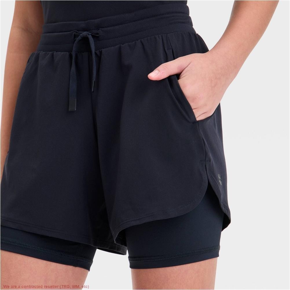 Girls’ Active Light 2-In-1 Run Shorts – All In Motion Black L *SEE DEAL!!!*
