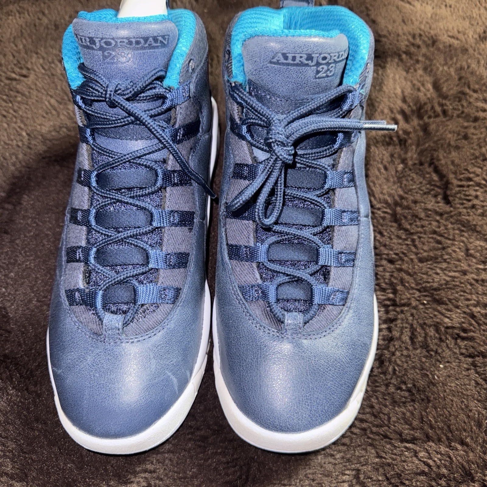 Nike Air Jordan 10 Retro (BG) LA City Pack 310806-404 Size 5.5Y No Lid New