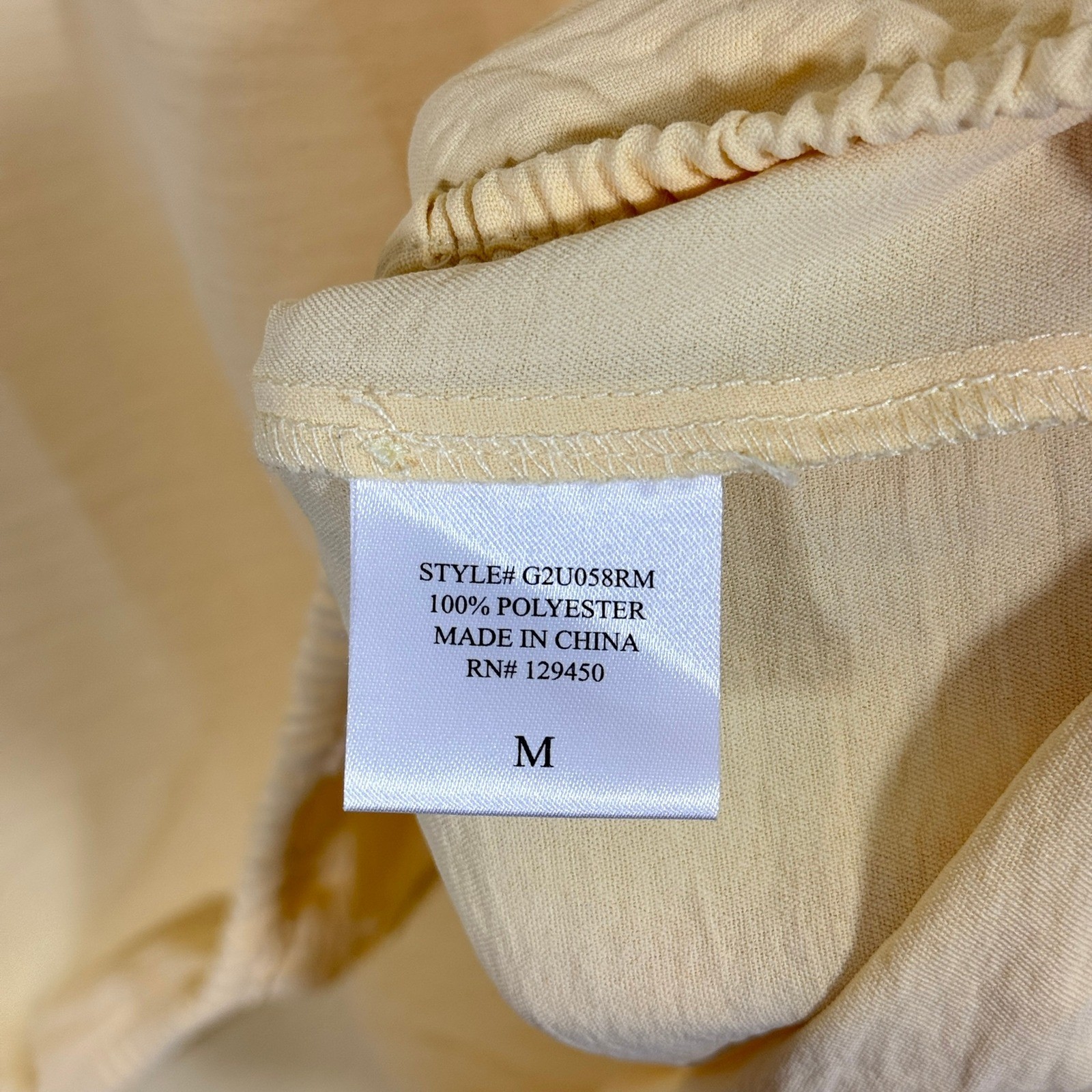 Butter Yellow Blouse Medium Gauzy High Low Old Money Quiet Luxury Coastal Preppy
