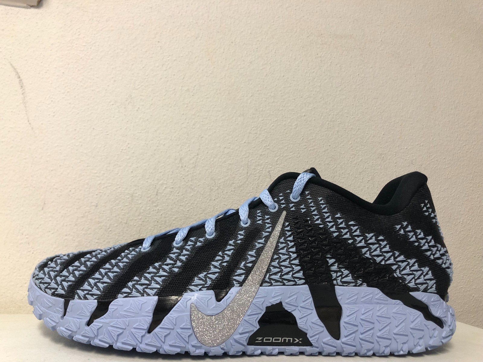 Nike By You Ja 3 Ice Blue White Black IO7565-900 Size 17