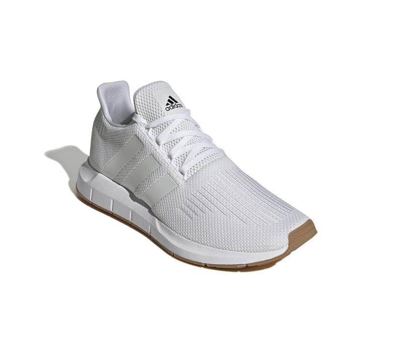 adidas Swift Run 1.0 Men’s White White Gum Casual Running Shoes Knit