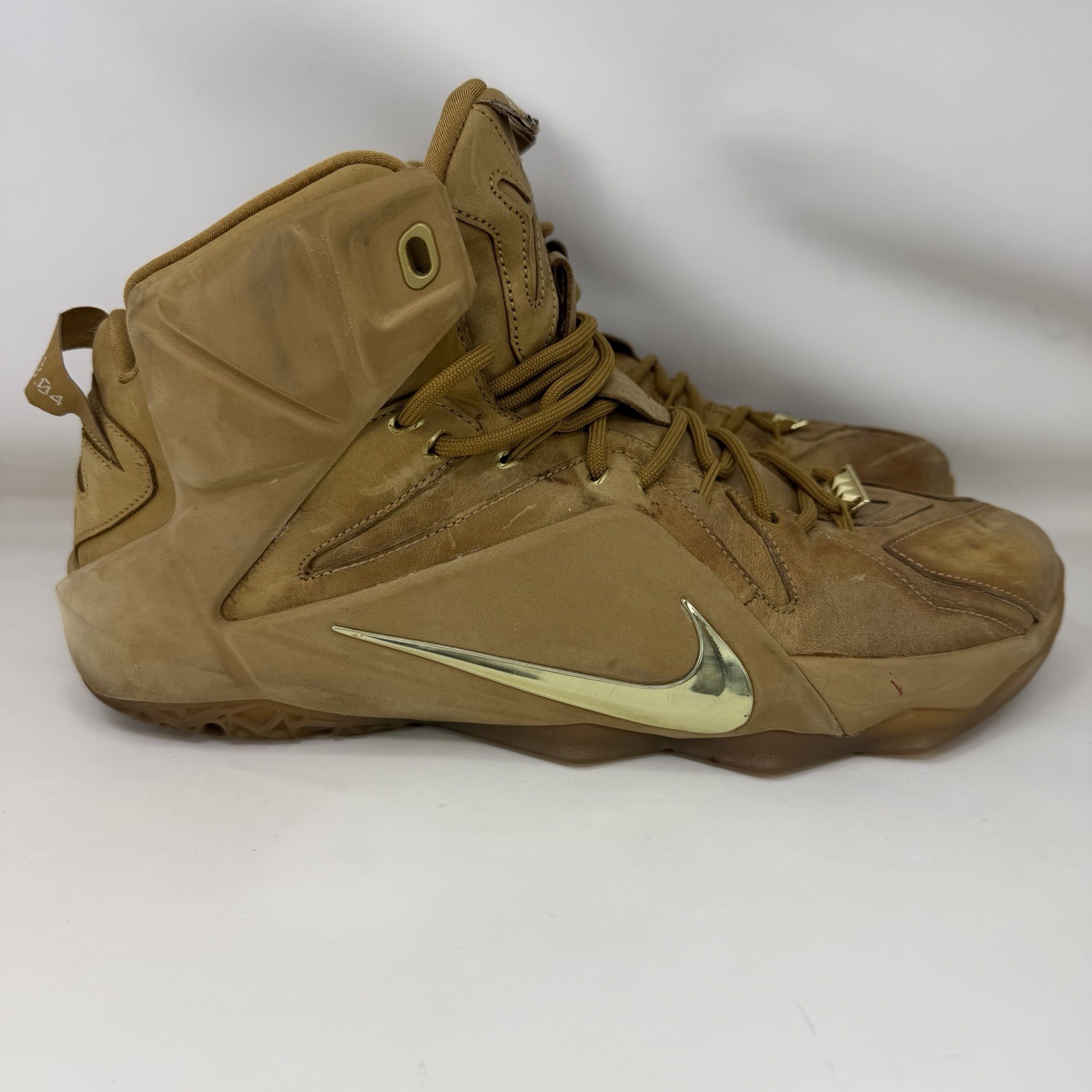 Nike LeBron 12 EXT Basketball Shoes Wheat Men’s Size 12