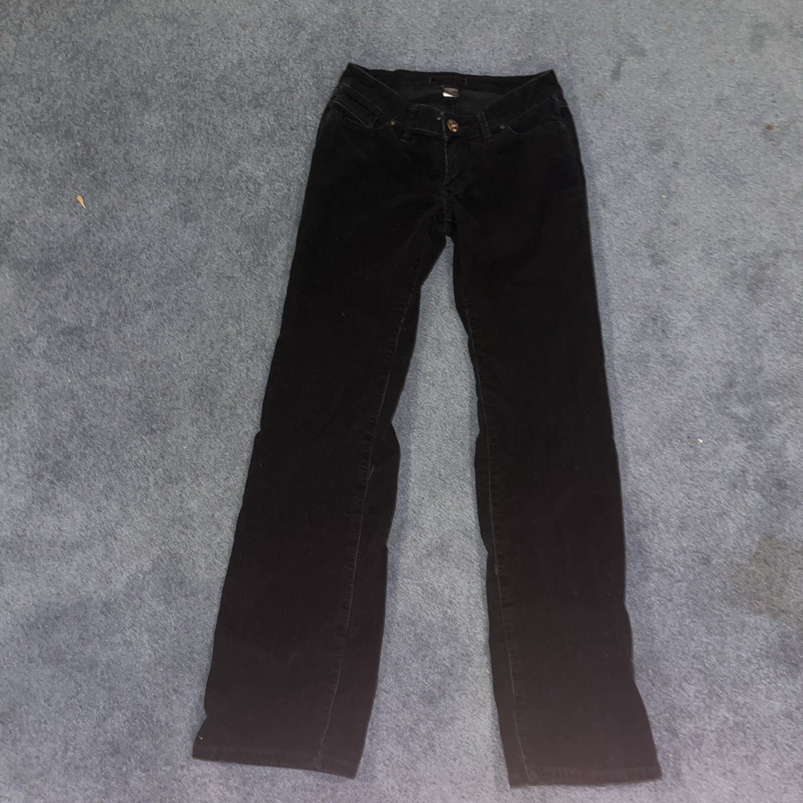 CHRISTOPHER BLUE Women Strecth Straight Leg Dress Pants, Size 4 Black