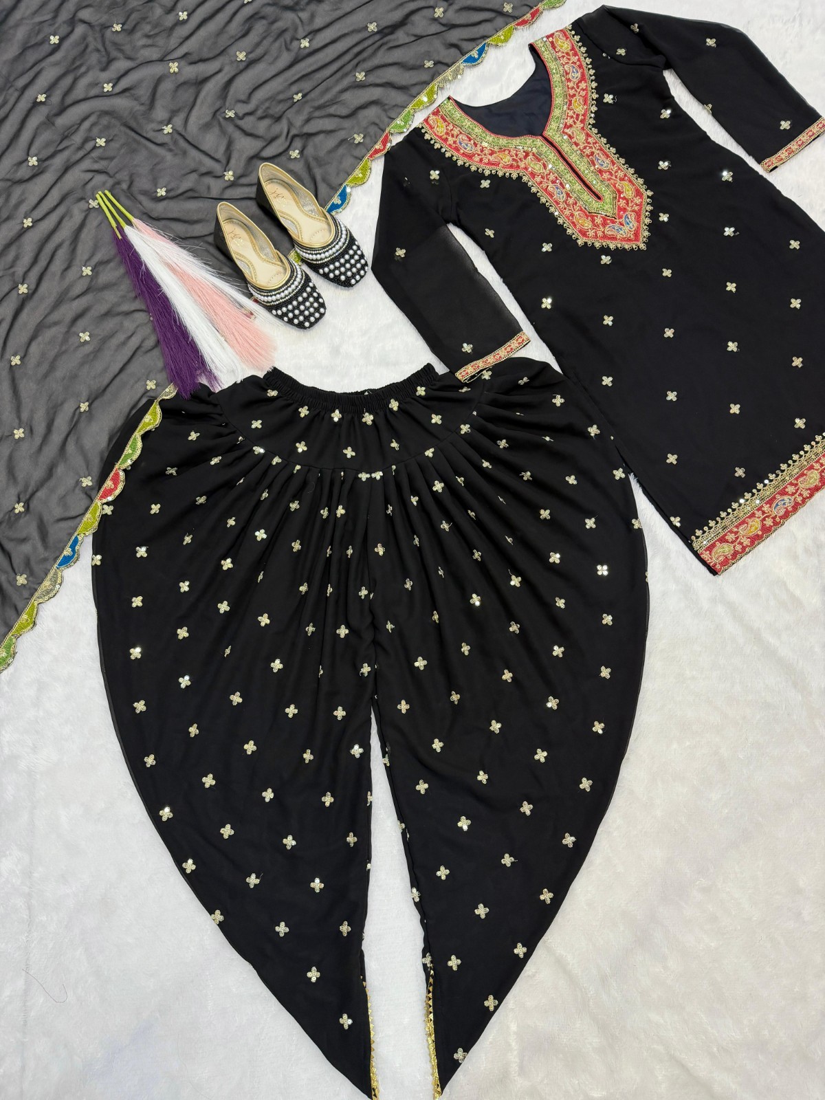 Pakistani Eid Dress Salwar Kameez Ready made Suits Indian Wedding Party 3 Piece