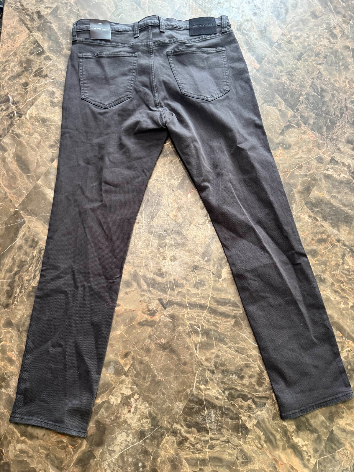 Michael Kors NWT Men’s Parker Slim Fit Stretch Twill Pants Black 34/32 MSRP $108