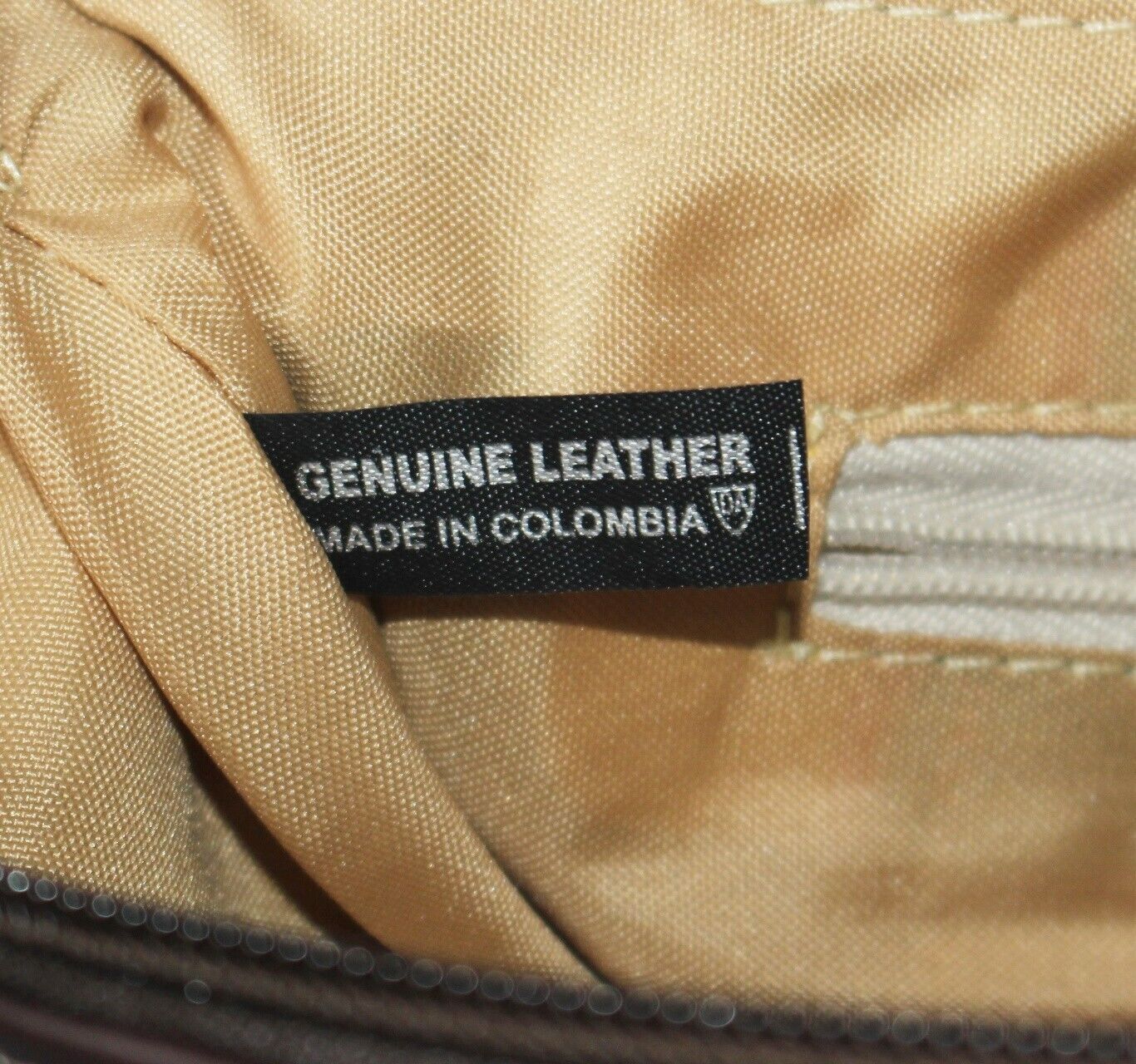 $180 NEW Le Donne Leather CAFE BROWN Purse Crossbody Zipper Snap Pocket NWT