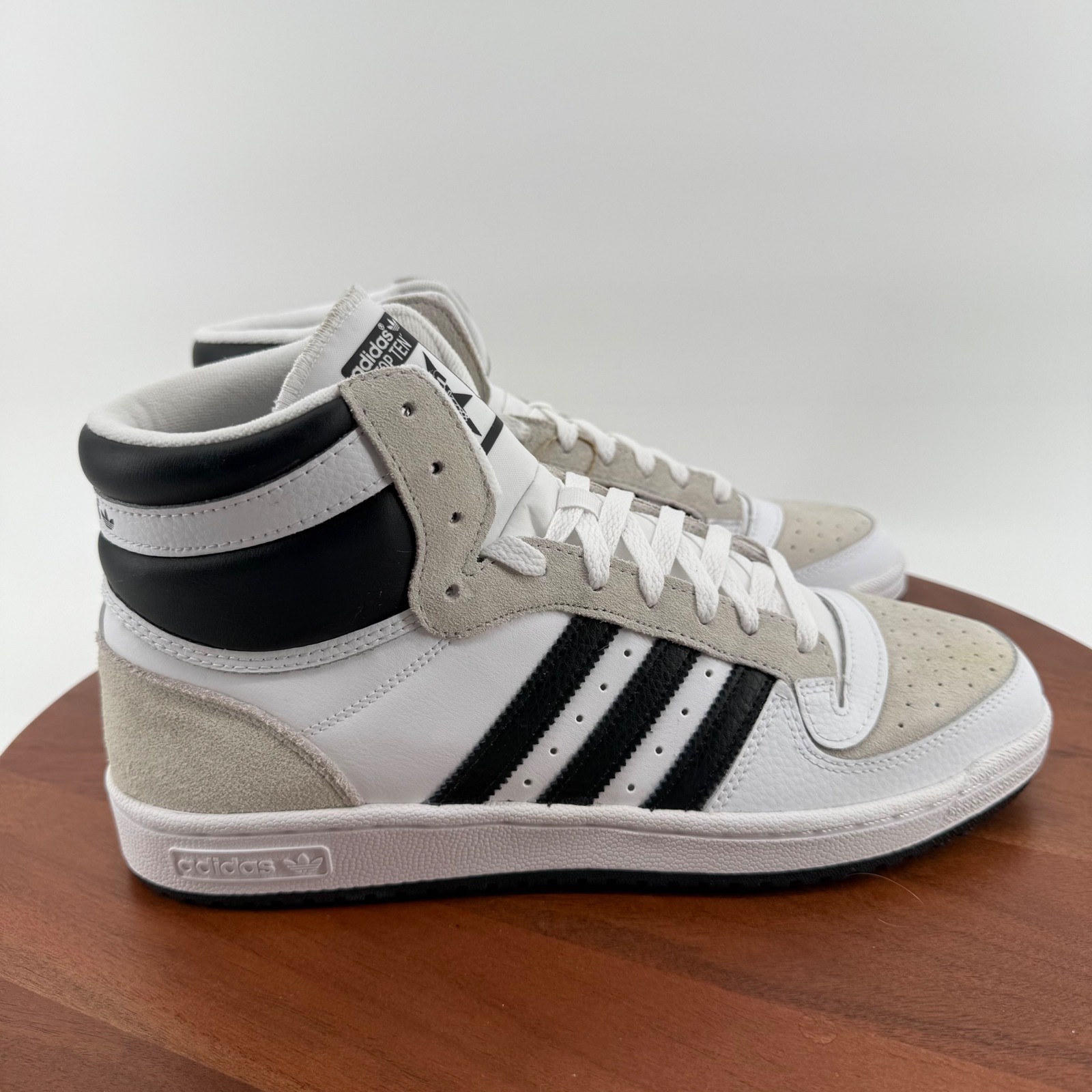 Adidas Top Ten RB Mens High Top Sneakers White Black Grey GX0741 Size 11 NEW