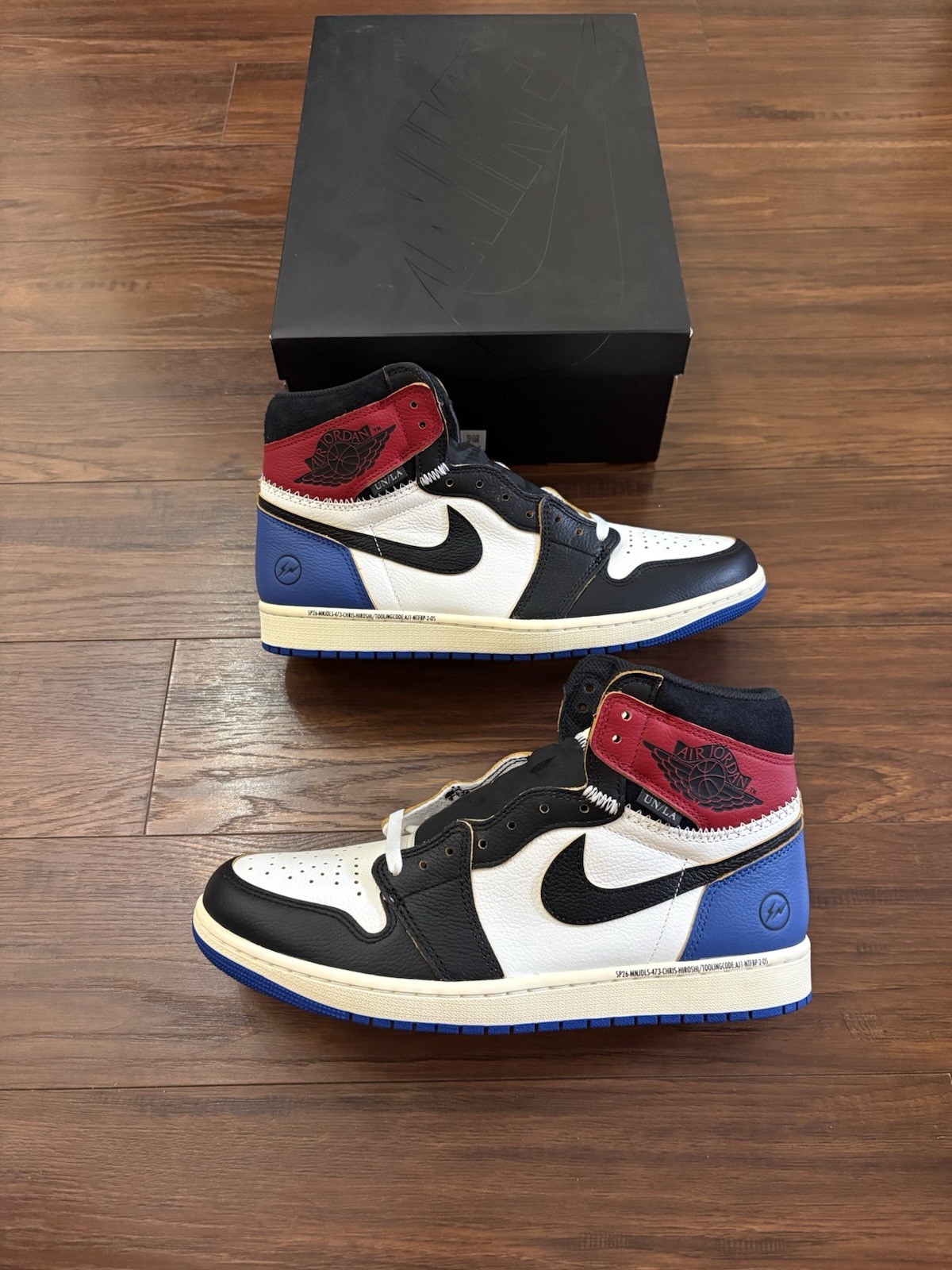 Nike Jordan 1 Retro High SP x Fragment Union Varsity Red IO7847-002 Size 11 Men