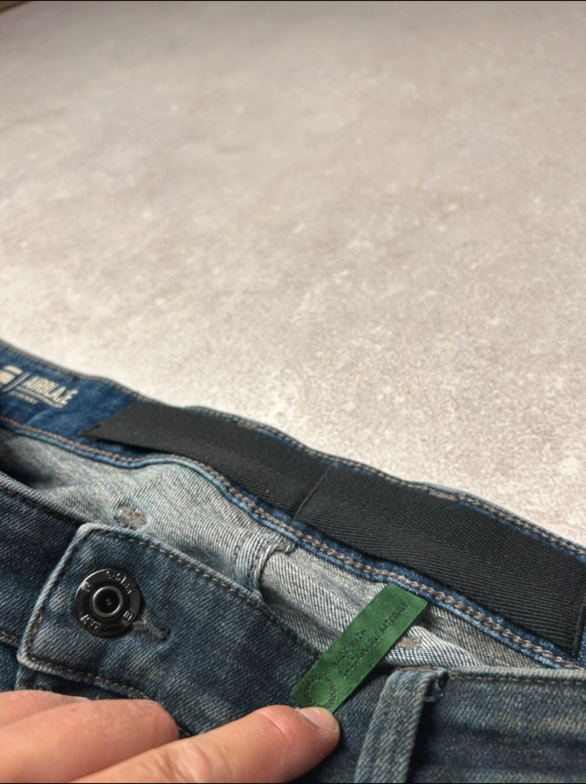 G-Star RAW Airblaze 3D Slim Jeans Dark Blue W33 L32 Moto Cargo Denim