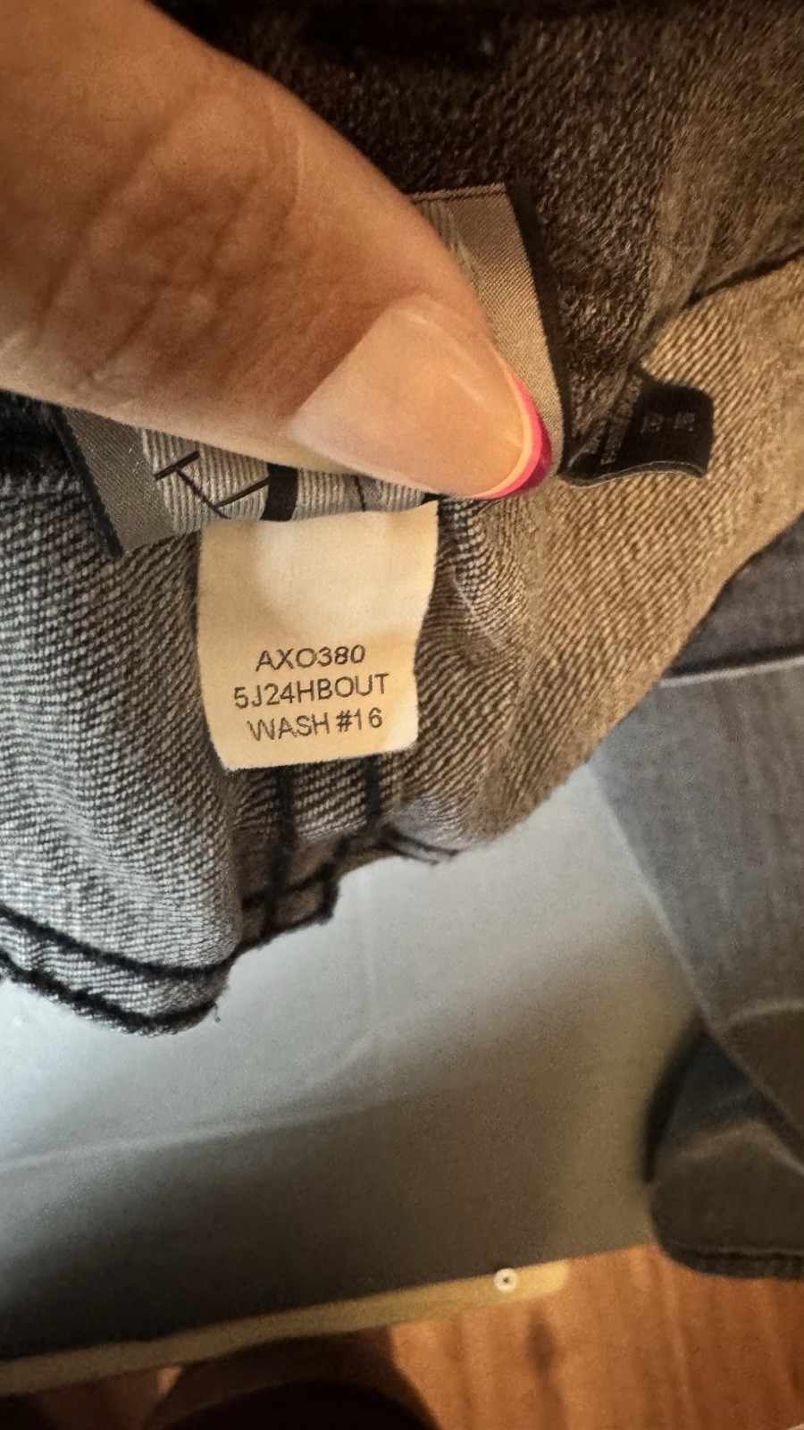 Women’s Armani Exchange Jeans Gray Wash Made in USA Size 2 Reg