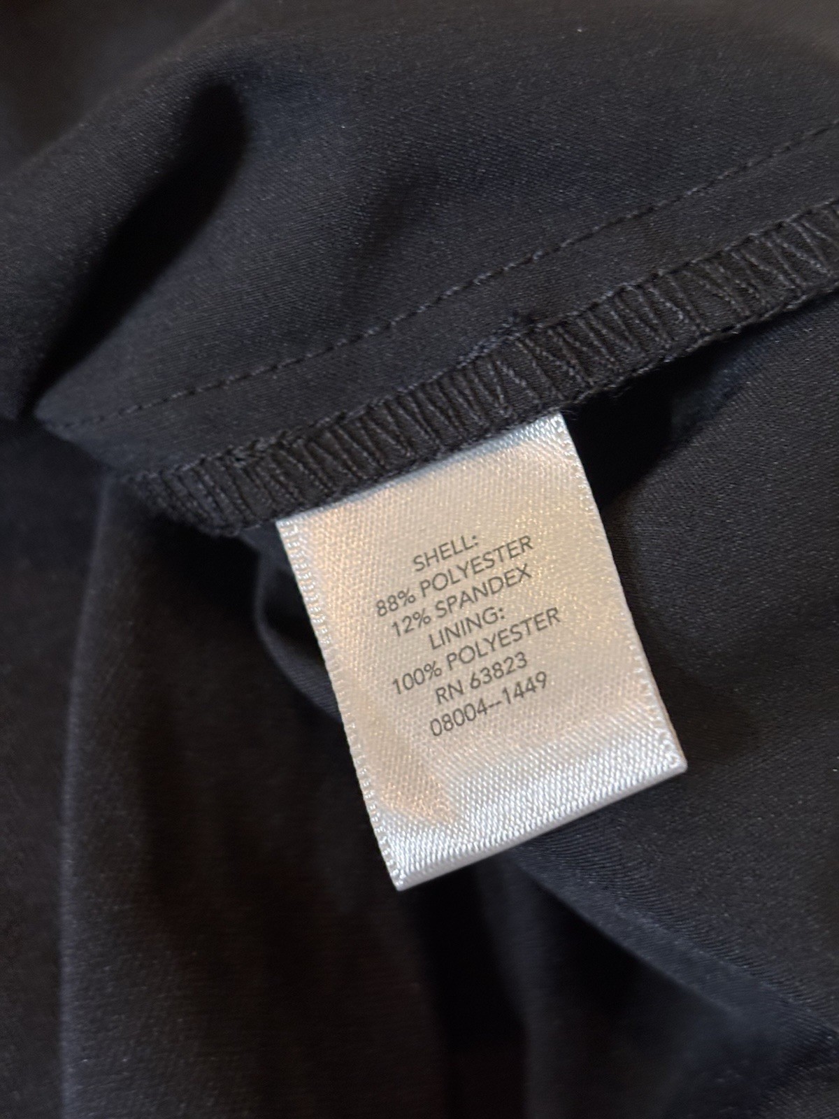 NWT CJ Banks Black Skort Size 14W/X Pickets Side Zip Poly/Spandex Blend Golf $54