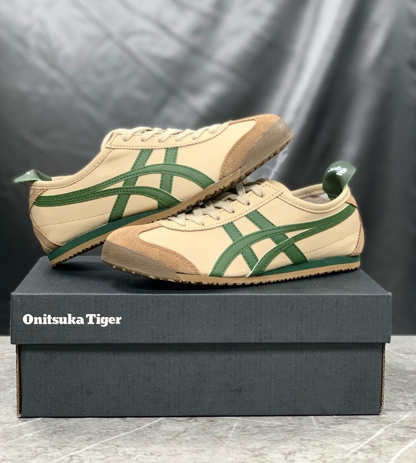 Onitsuka Tiger MEXICO 66 1183C102-250 BeigeGrass/Green Classic Unisex Sneakers