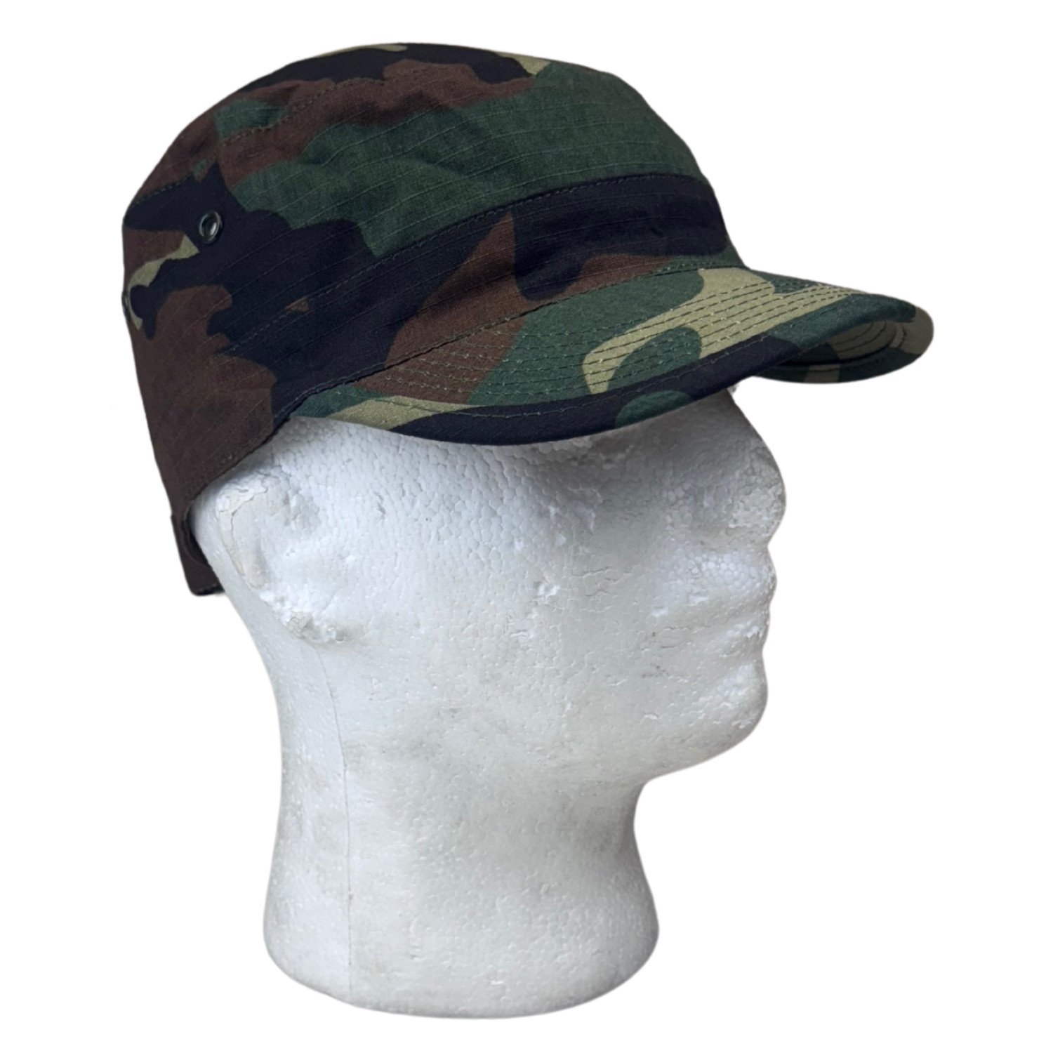 New Size 7.5 Woodland MOC Rip-Stop Hot Weather Patrol Cap*mocinc.1982*