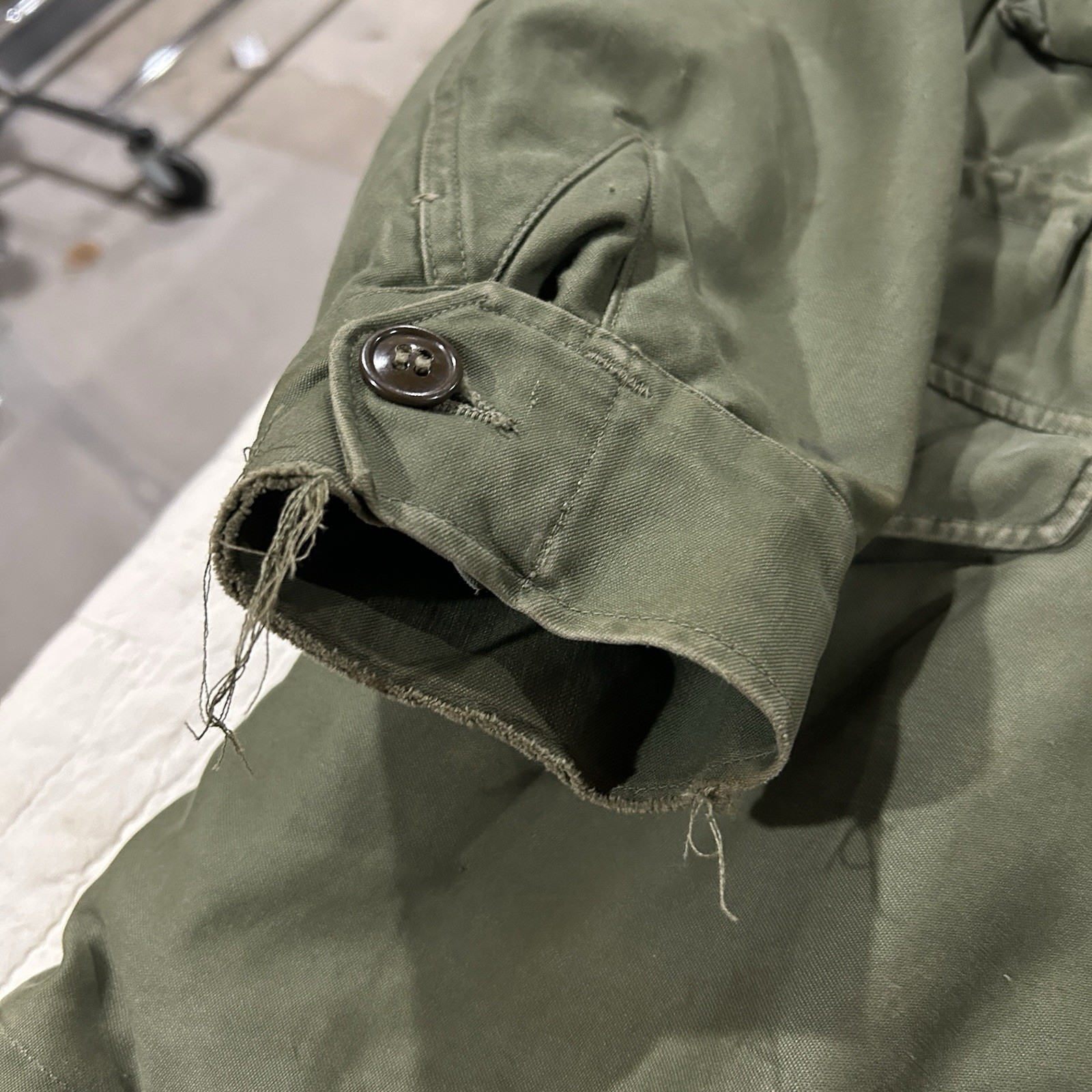 Vintage 1950s US Army M-51 Field Jacket Small Long w/ Liner Korean War