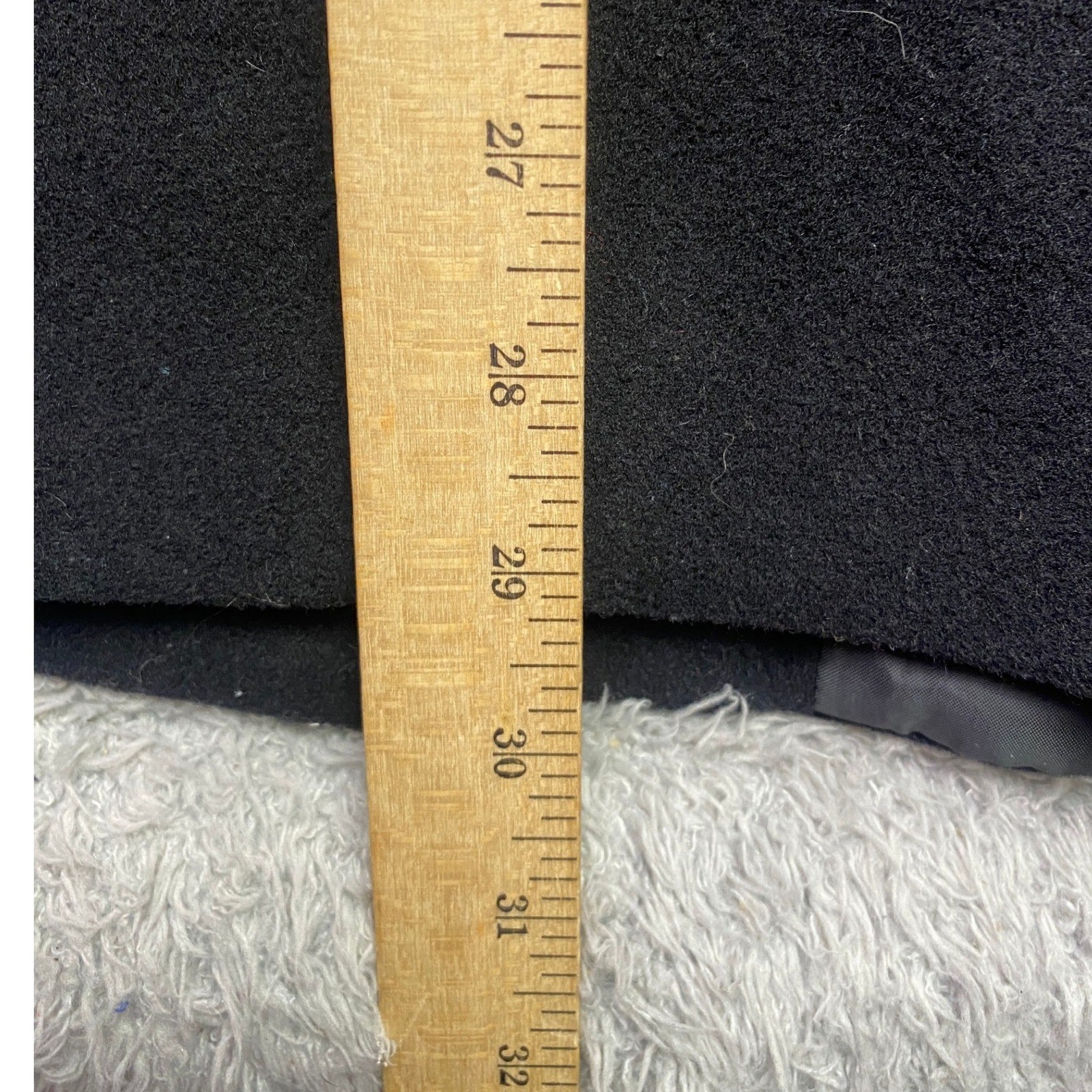 Harve Benard Jacket Womens 14 Black Wool Cashmere Blend Preppy Old Money