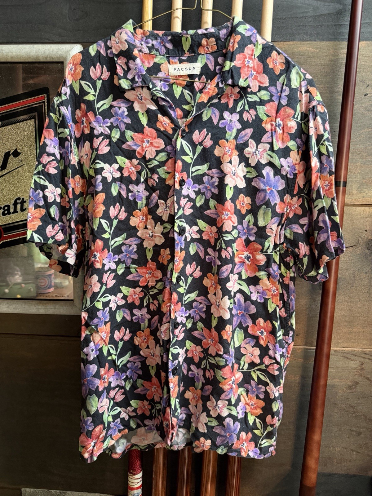 Lot Of 15 – Men’s Vintage Hawaiian Short Sleeve Button Downs M Medium Miami Vice