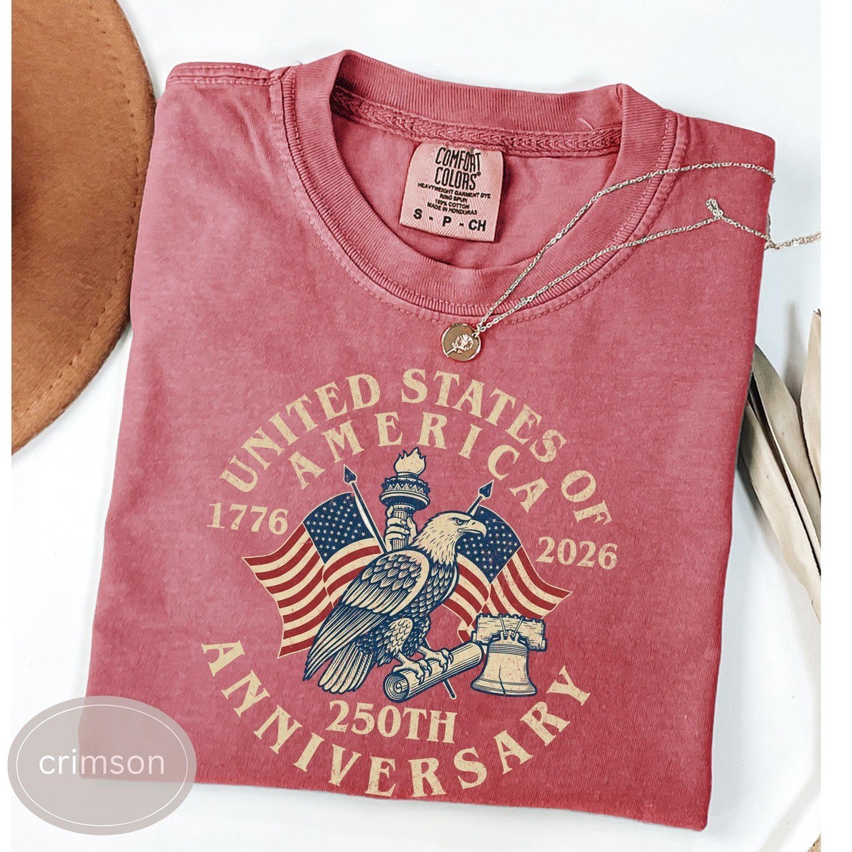 USA 250th Anniversary Vintage Shirt America 250 Flag Semiquincentennial Tee