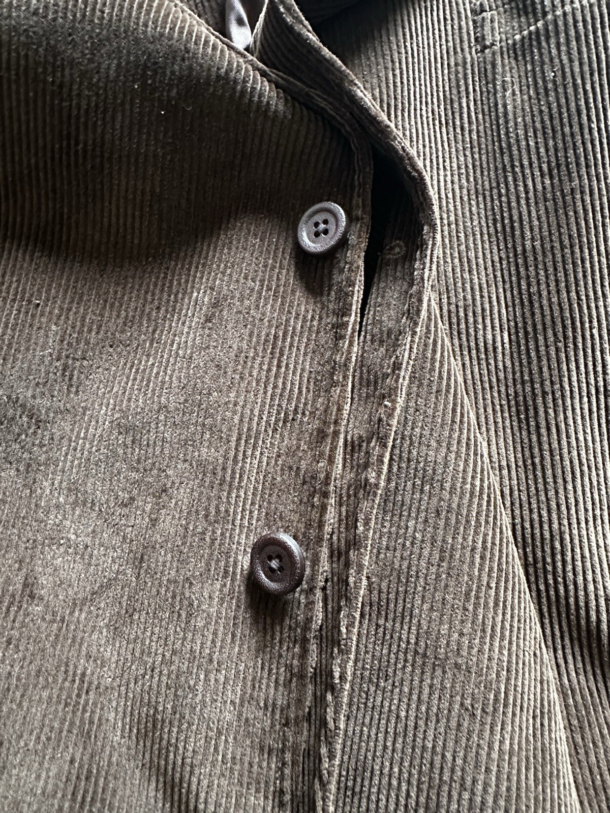 Stafford Men’s Brown Corduroy Size 50R Jacket with Elbow Patches