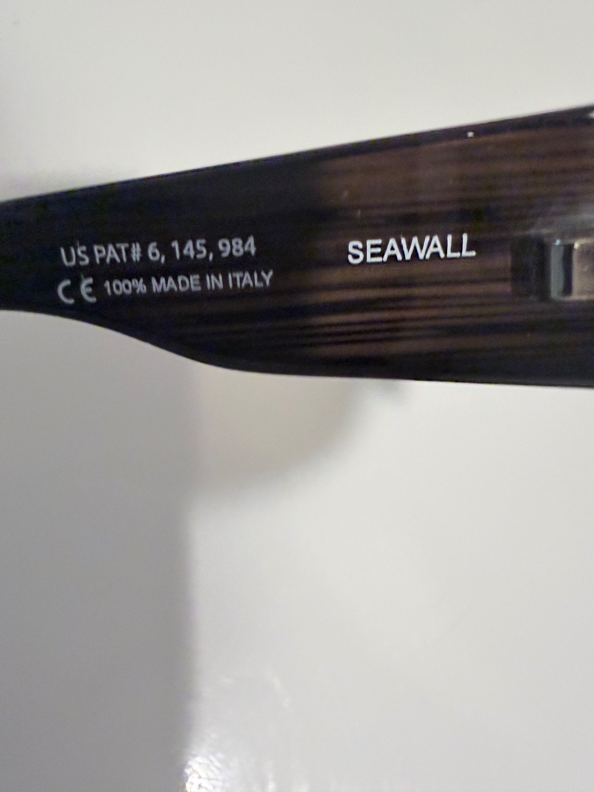 Rare retired Maui Jim Polarized Sunglasses Seawall MJ-235-02b made in Italy