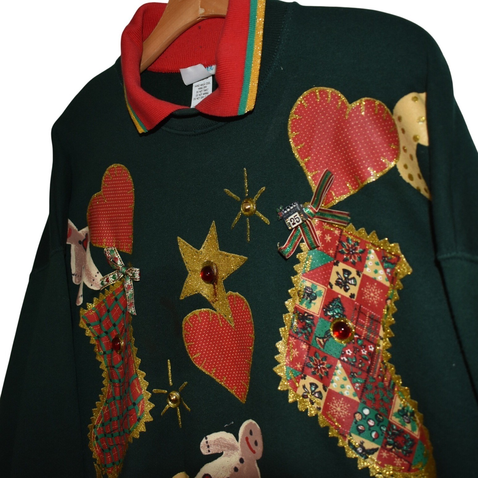 India Ink Handpainted Clothing Christmas Sweater One Size Fits All