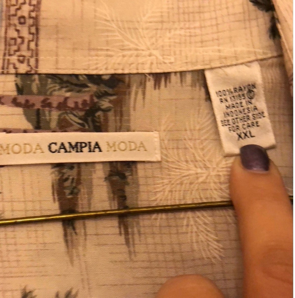 Moda Campia Moda Hawaiian Shirt XXL