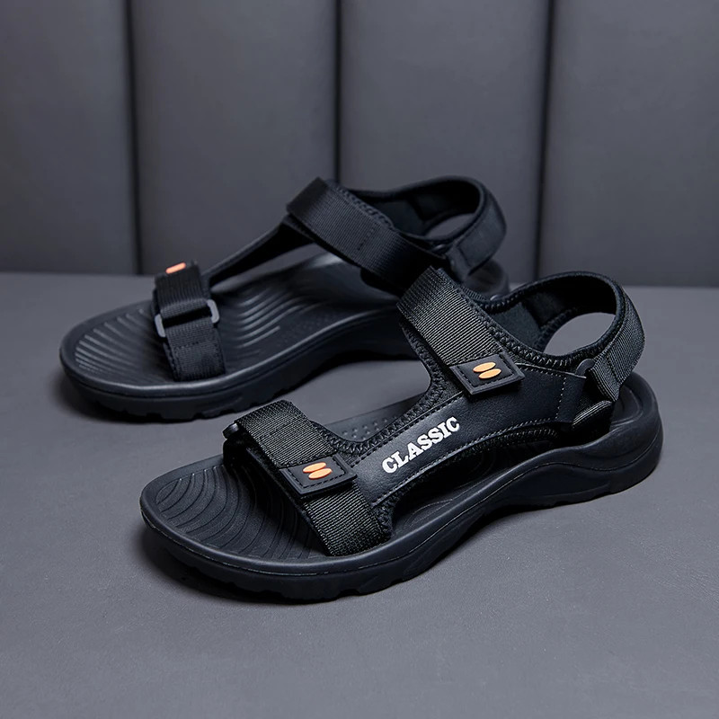 Men Outdoor Wadable Sandals Arch Support Open Toe Beach Slippers Durable
