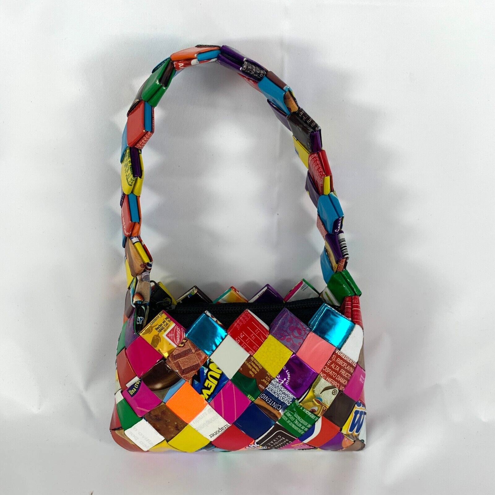 Gum Candy Wrapper Bag Purse Kitsch Pop Art Retro Hippie Boho Style