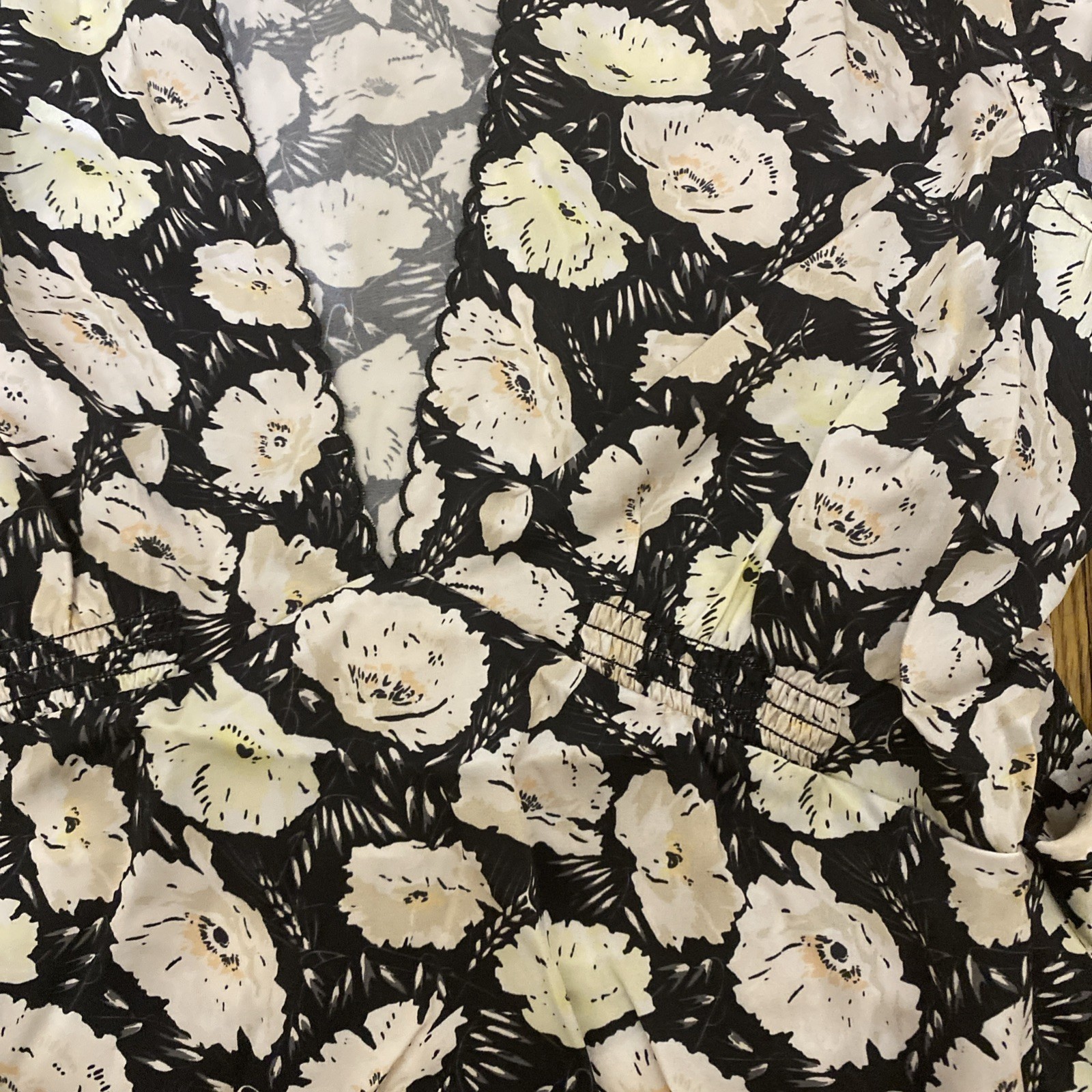 DOEN Dianne Floral-print Silk-satin Mini Dress Sz M Orig $400 NEW