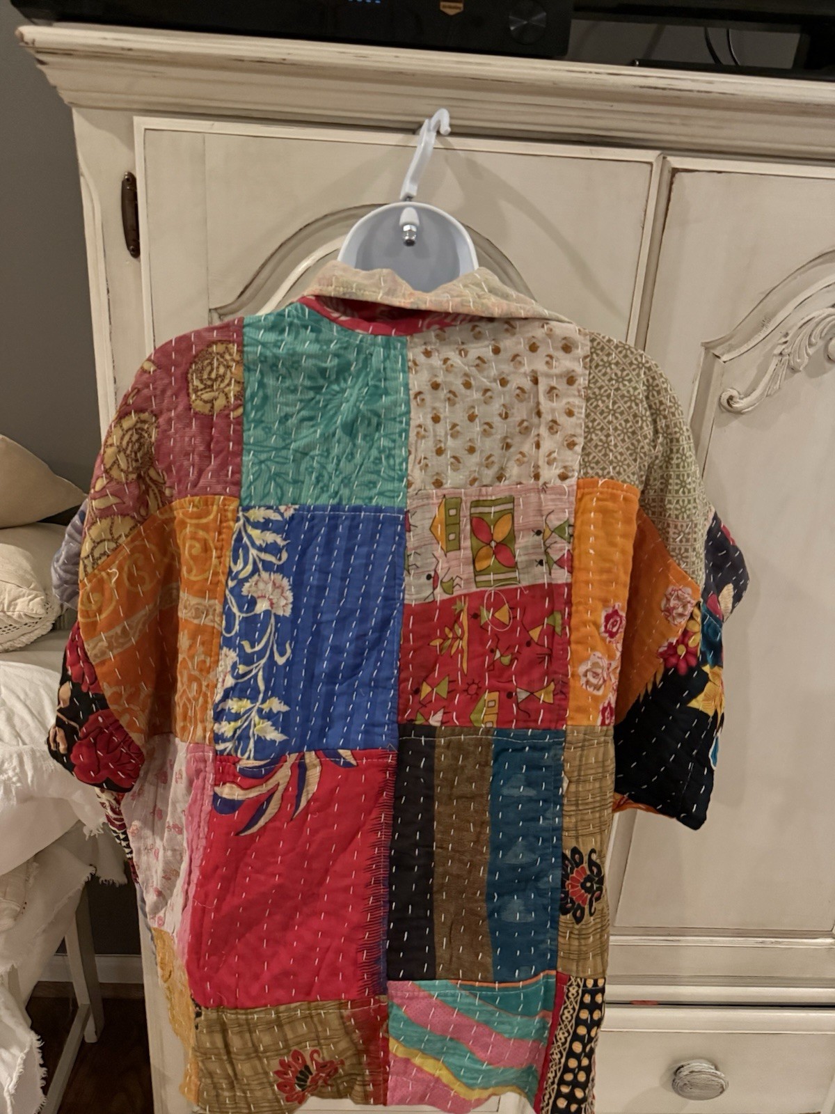 Gorgeous Kathamandu Imports 100% Cotton Hand Embroidered short Sleeve Jacket