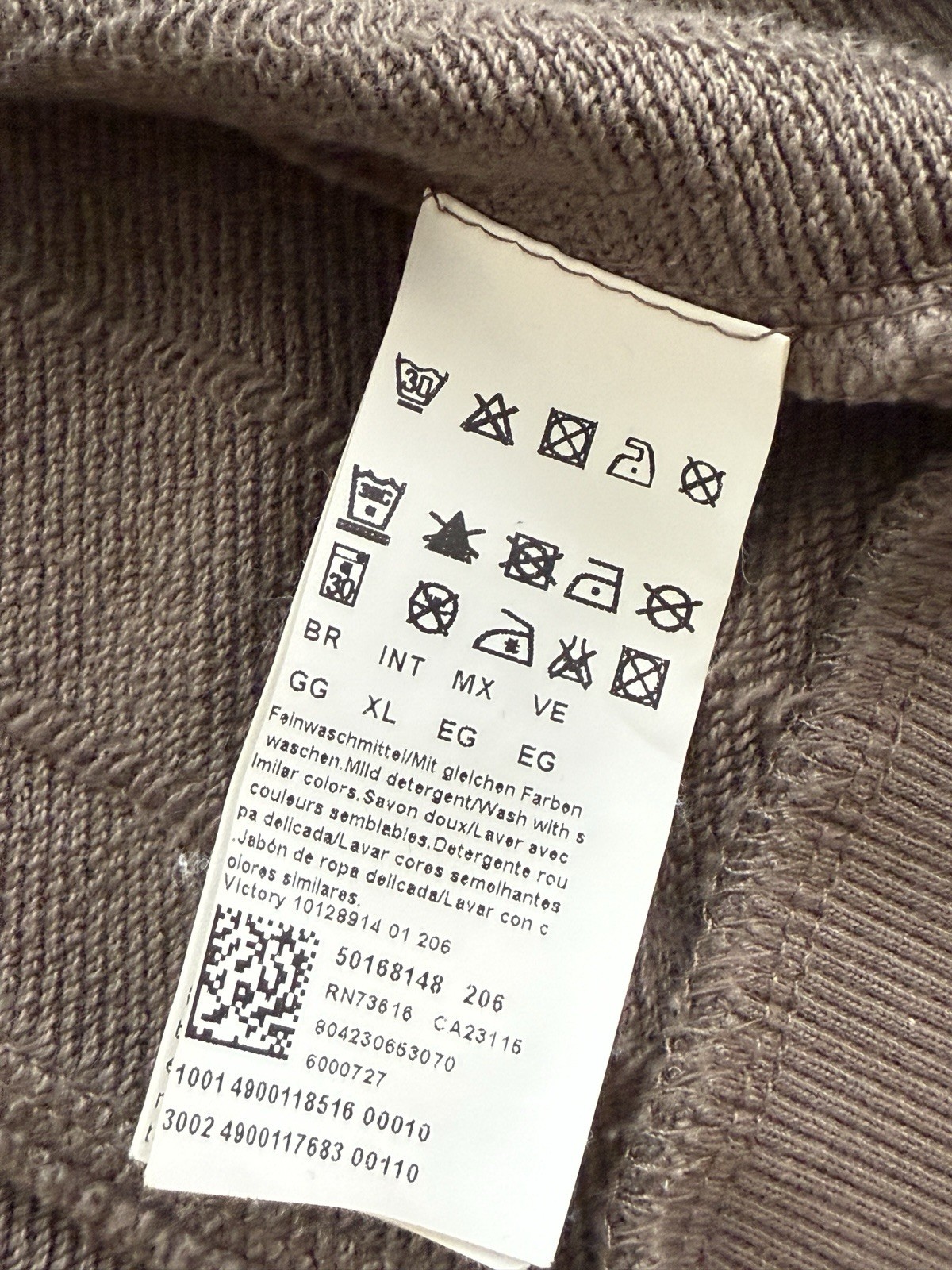 Hugo Boss “Orange” label brown zip-up jacket Sz Xl