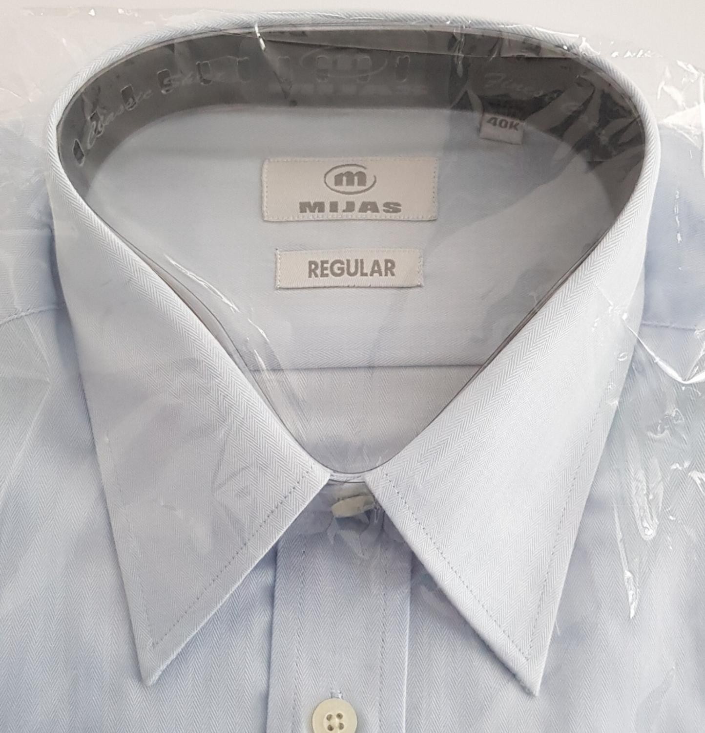 Original Mijas men’s business shirt Kent long sleeve blue regular size 40