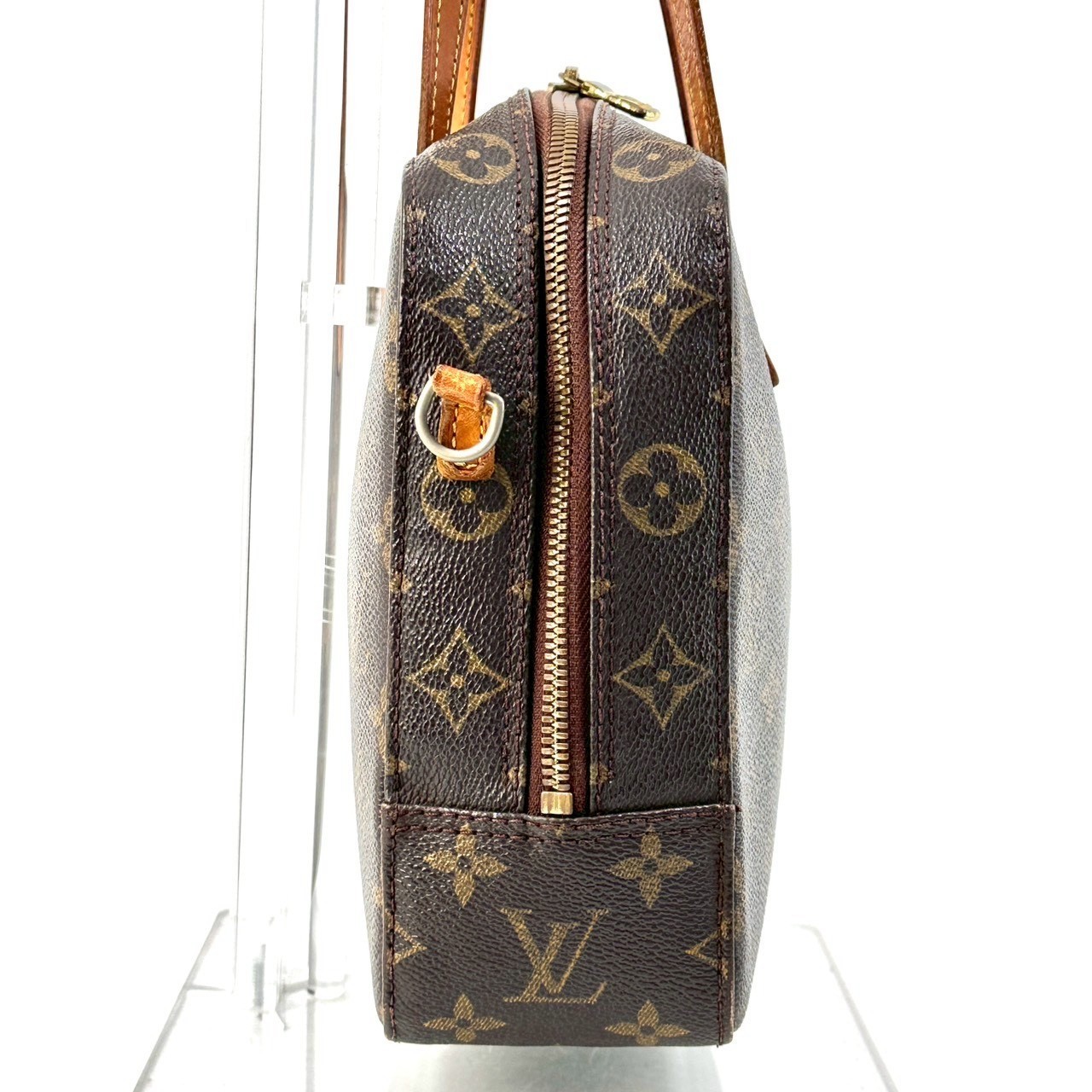Louis Vuitton Spontini Hand Bag Shoulder Bag Monogram AR0033 Authentic