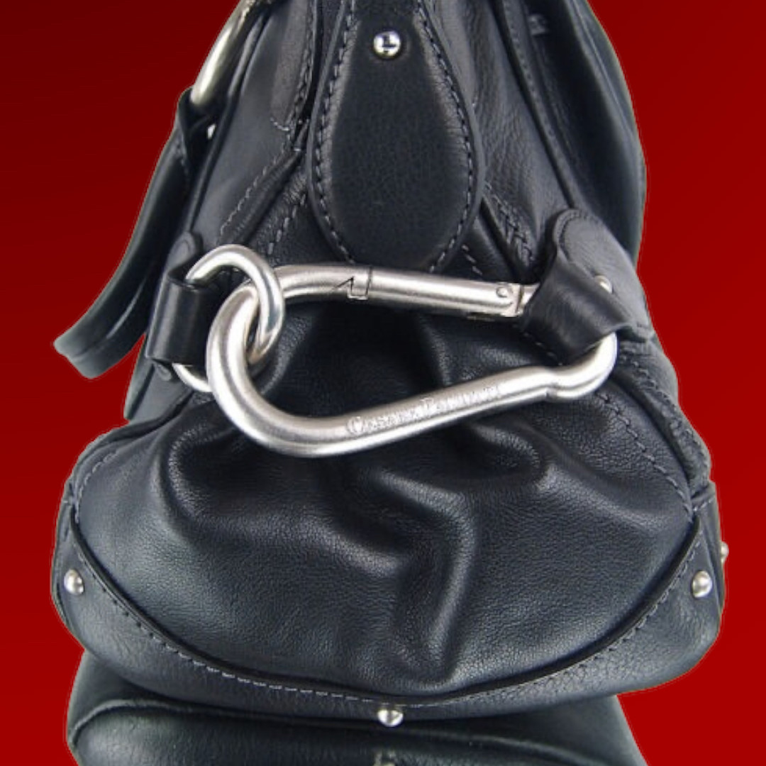 $1,300.00 CESARE PACIOTTI NAPPA LEATHER PURSE HANDBAG BAG HOBO