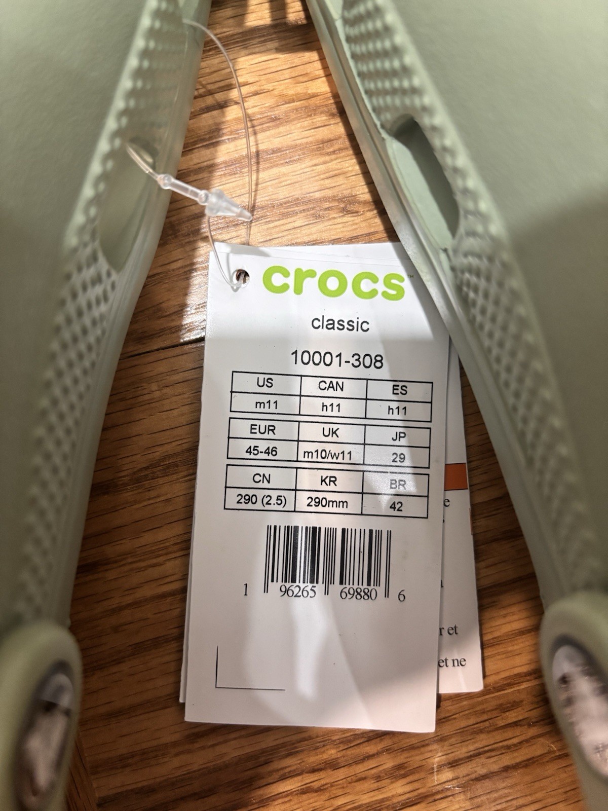 Authentic Brand new Unisex Crocs Classic Waterproof Marble Clog Shoes Size: m11