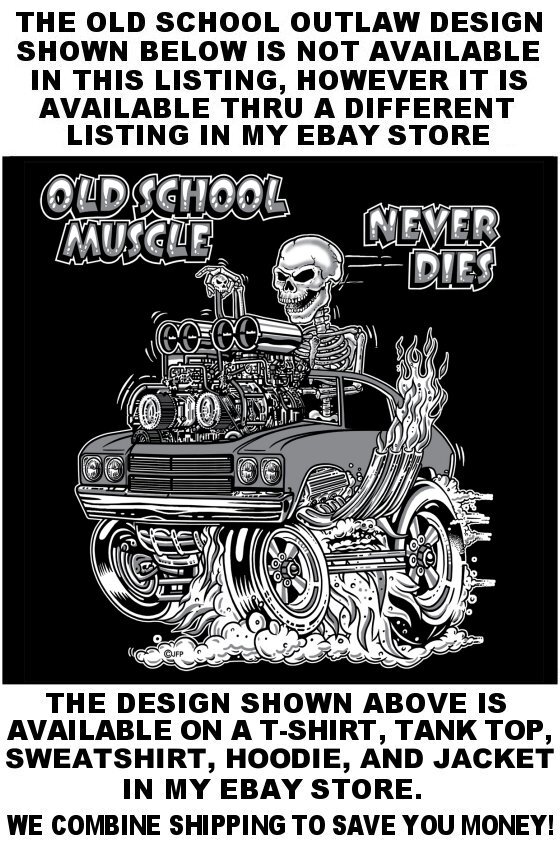 HENRY J KAISER OLD SCHOOL MUSCLE HOT ROD OUTLAW GASSER DRAG CAR SKULL WORK SHIRT