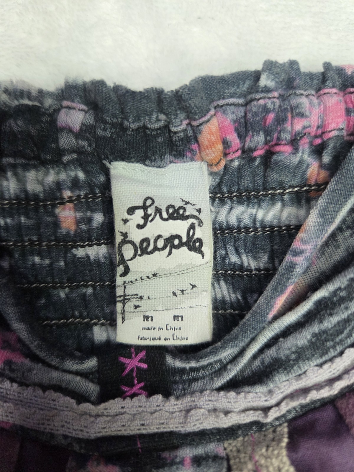 Vintage Free People Patchwork Lace Tank Top M Fairycore Whimsygoth Archival Y2K