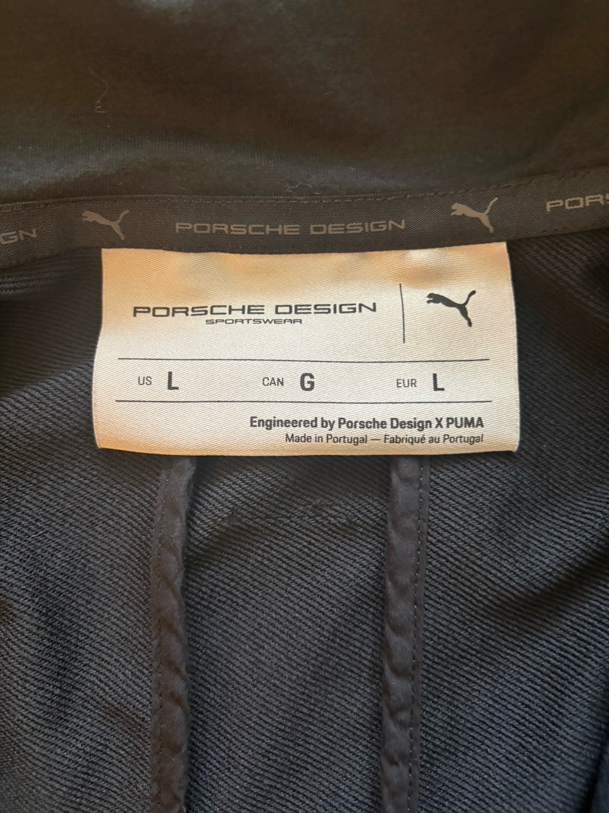 Porsche Design Puma T7 Sweat Jacket Men’s Large Porsche Design Sportswear