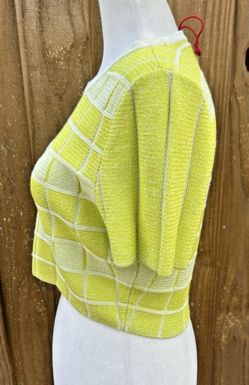 Solid & Striped The Cara Top in Pear & Marshmallow XL