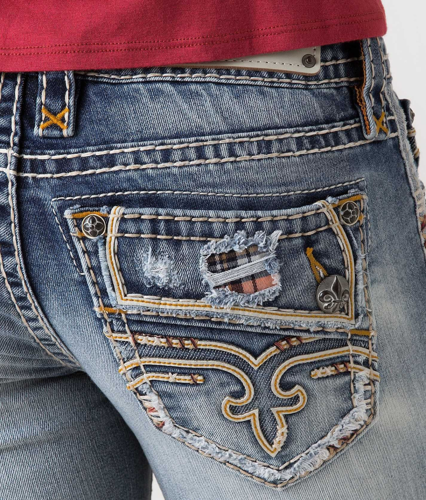 NWT Womens Rock Revival Cameo Bootcut Jean 27 28 29 30 32 33 34 36 Reg & Long