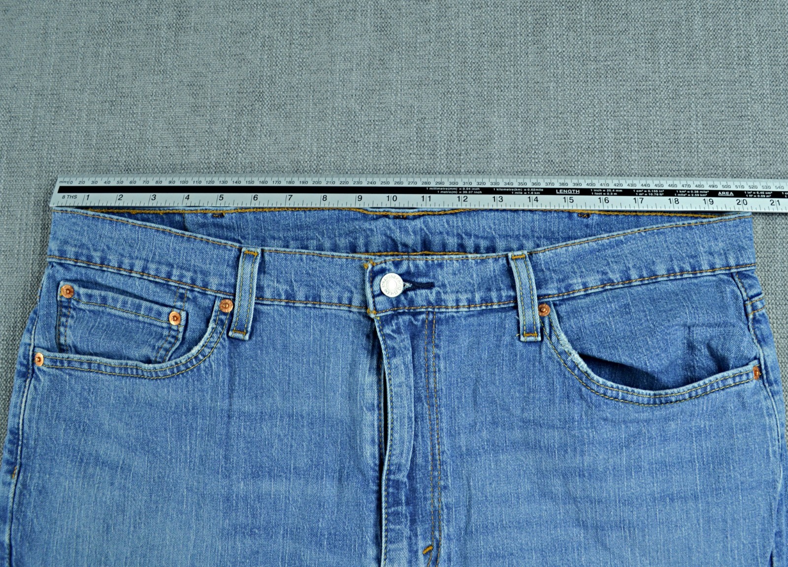 Levi’s 505 Jeans Men’s 40×30 Blue Regular Fit Straight Leg Denim