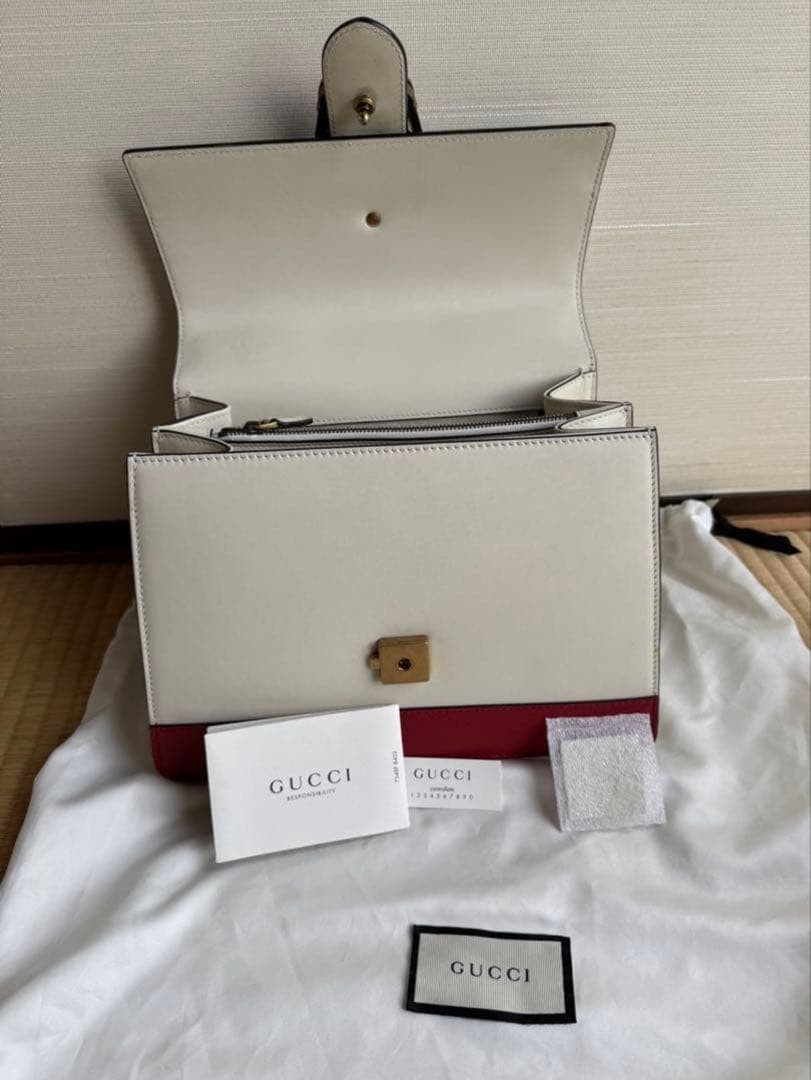 Gucci Dionysus Bamboo 2way Shoulder Bag Turquoise Leather 10.6×7.1×5.1in Medium