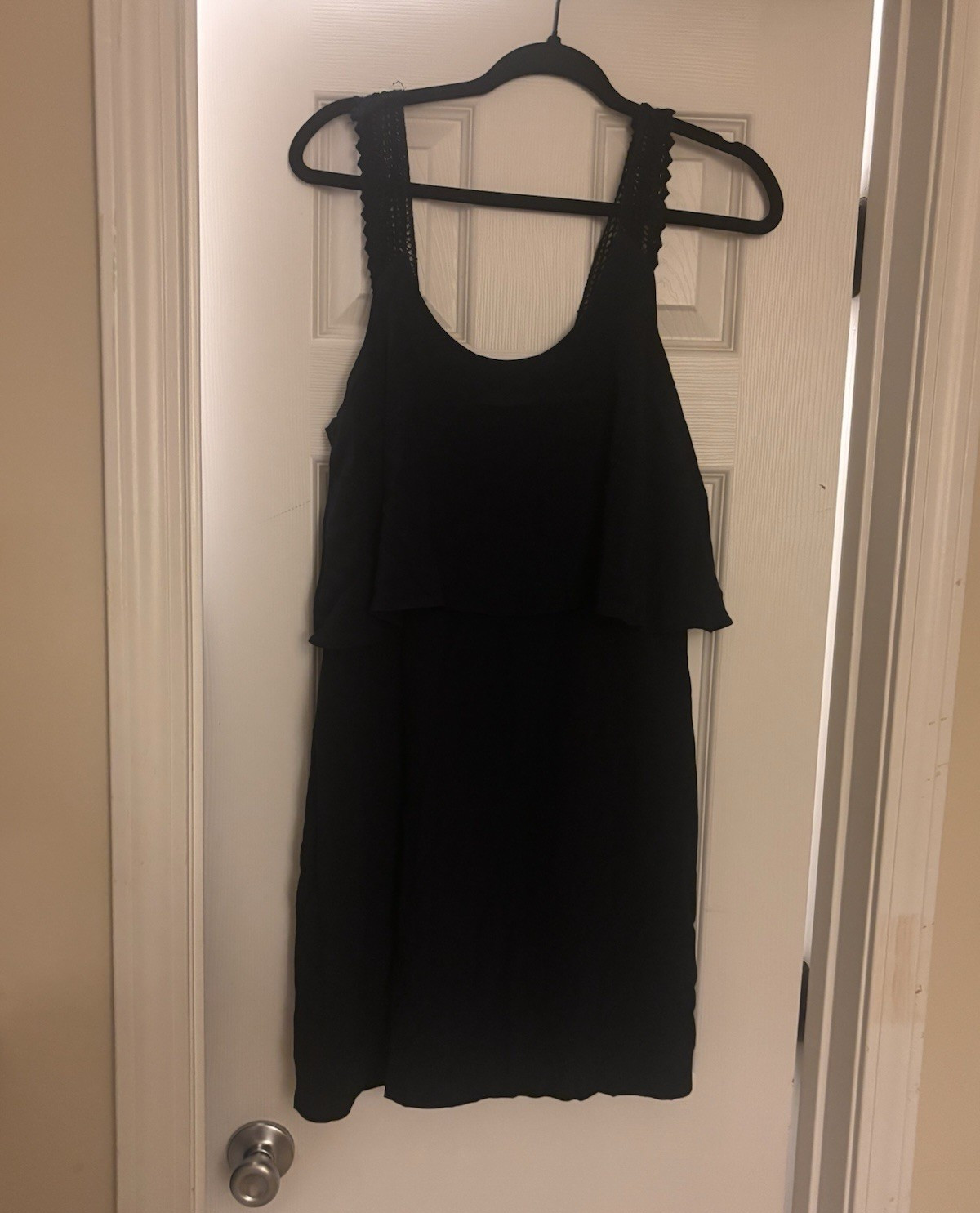 Maeve by Anthropologie Mini Dress Navy Scoop Neck Sleeveless sz 2