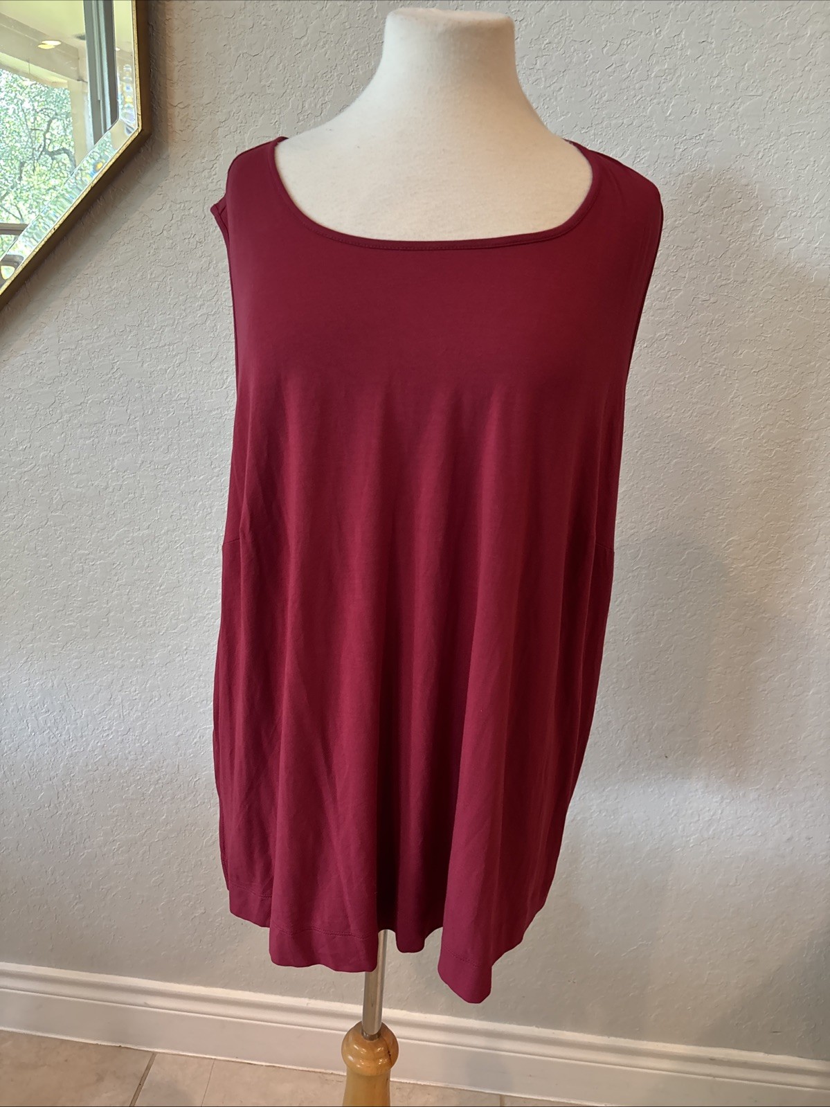 J. Jill Fit Sz 3x Women Lightweight Shirt Wearever Collection NWT