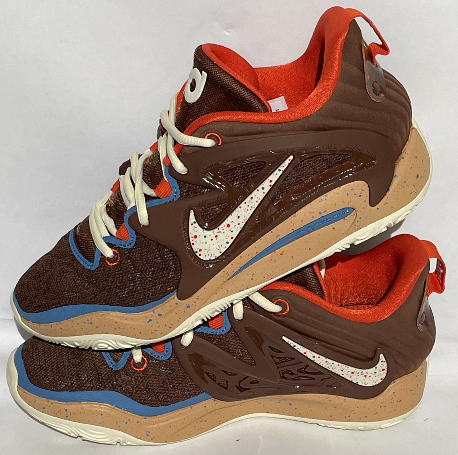 Nike KD 15 EYBL – Mens Size 8.5 – Fauna Brown/Coconut Milk – GREAT CONDITION