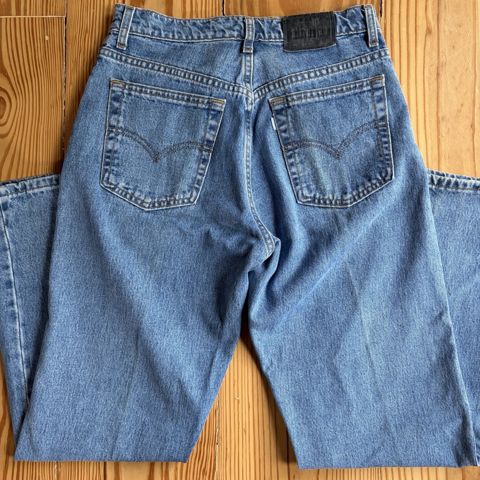 Vintage 90s Silver Tab Levi’s Jeans Loose Fit 28×30 Made In USA 100% Cotton EUC