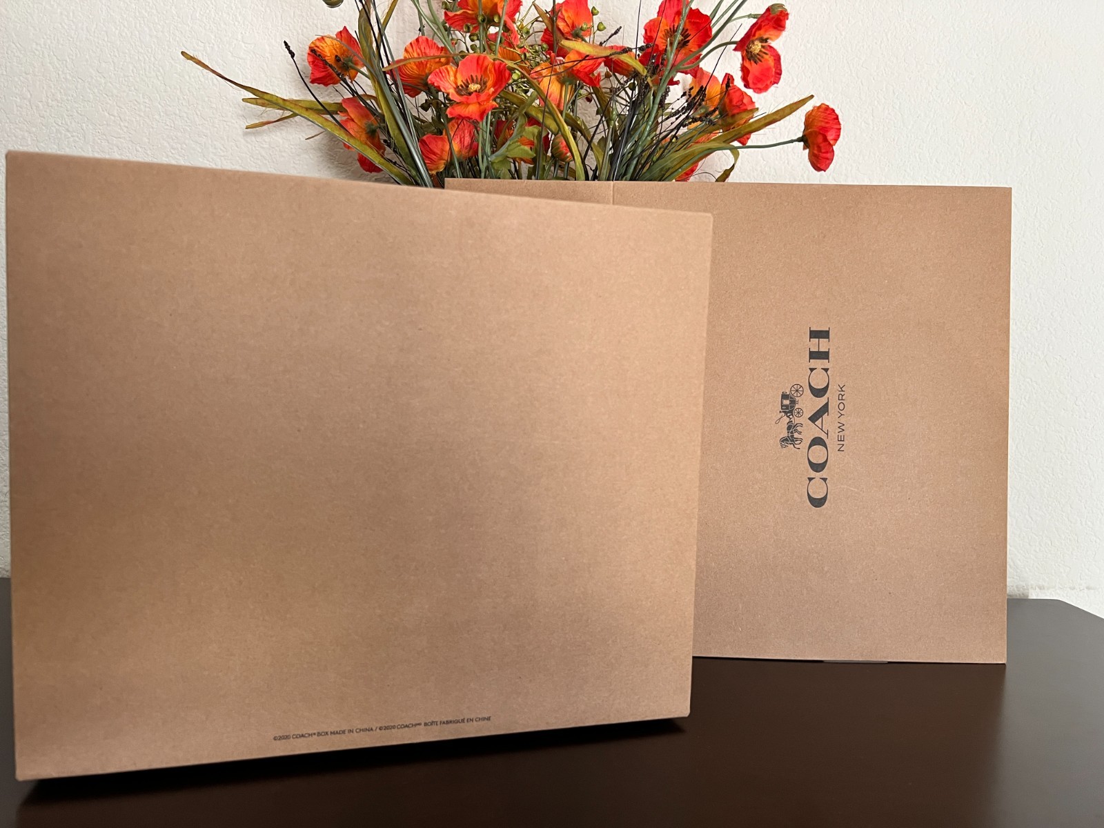 Two Coach Gift boxes Size (12″x10″x4.5″)