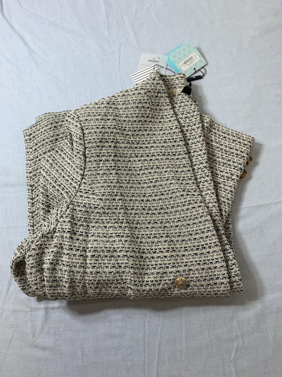 Ming Wang Tweed Knit Jacket Tailored Fit Blazer Women’s Size 1X